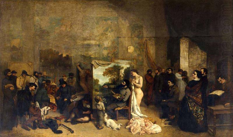 Gustave Courbet The Artists Studio china oil painting image